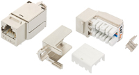 Экранированные модули RJ45, серия FT (для быстрой заделки) Экранированные модули RJ45, серия FT (для быстрой заделки)